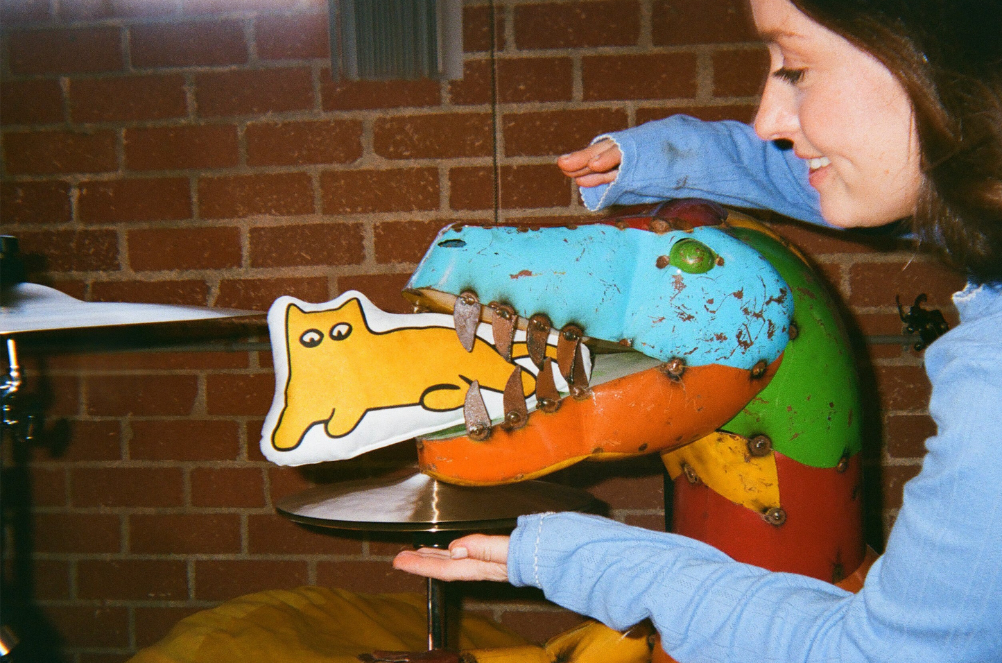 Skool cat plush